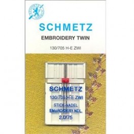 Embroidery Twin needle-Schmetz karamitsios.gr